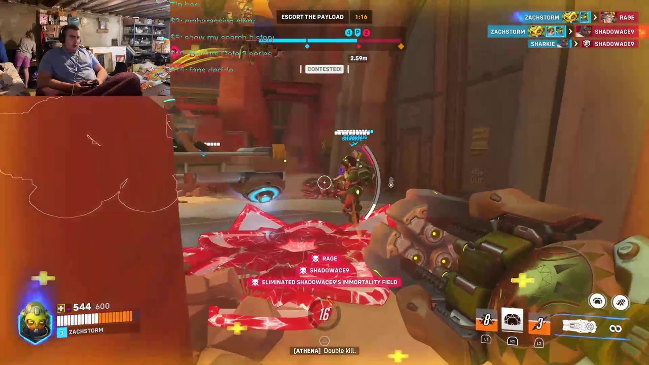 Going insane (gaming)  Playing Overwatch!
