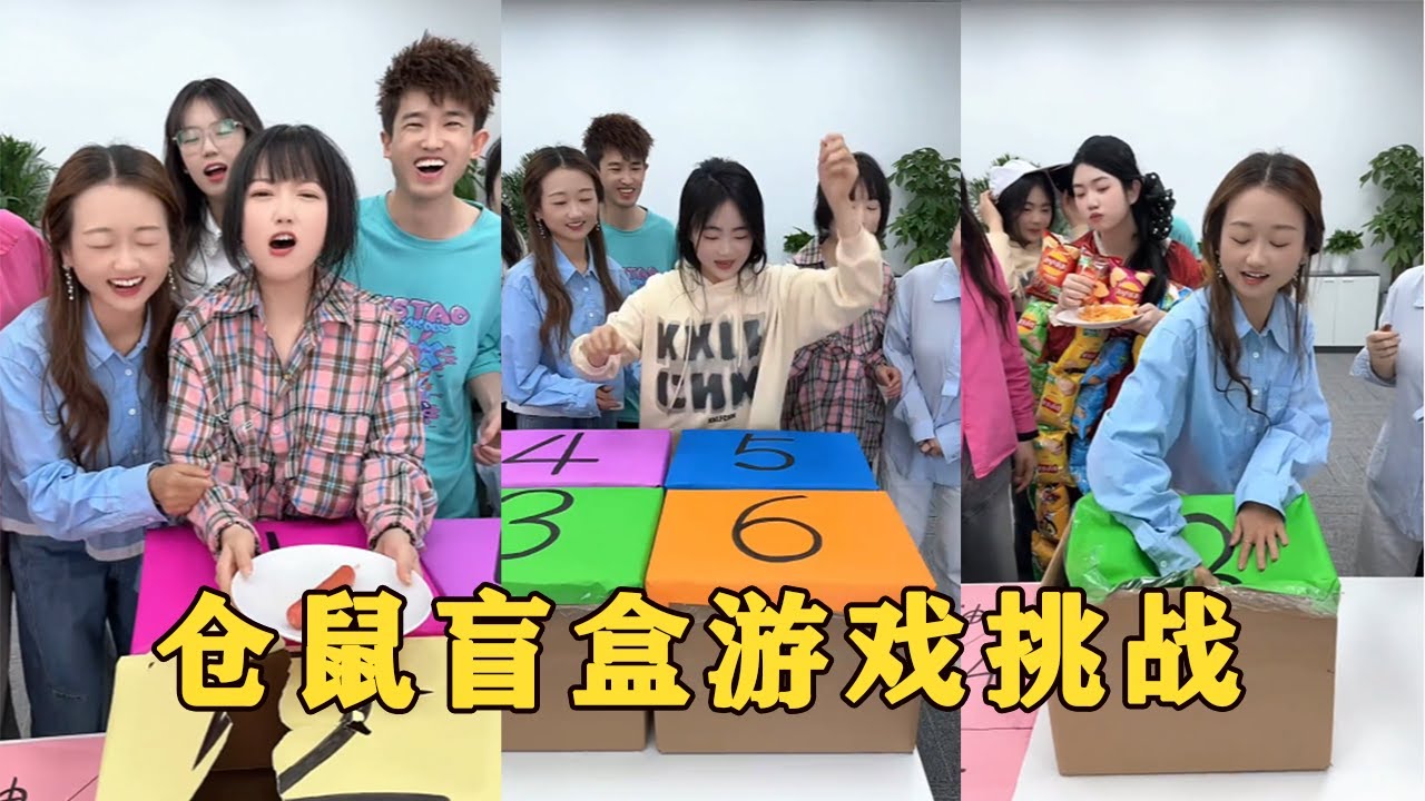 【Fool Around Company】倉鼠盲盒，哈哈太好玩了#办公室搞笑 #funny #办公室游戏