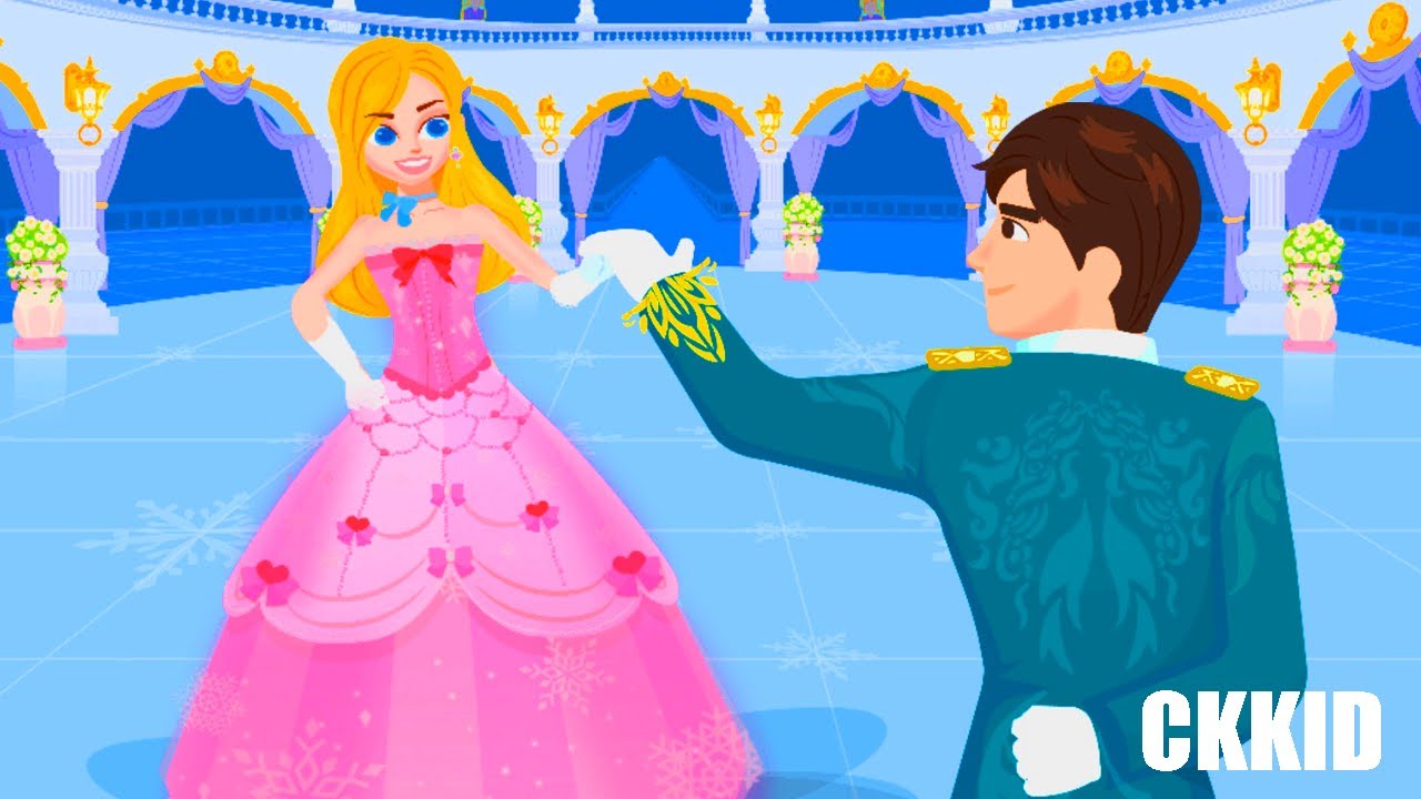 แต่งตัวเจ้าหญิงไปงานเต้นรำ 💜 Dress Up Princess | Makeover Care Games | CKKID