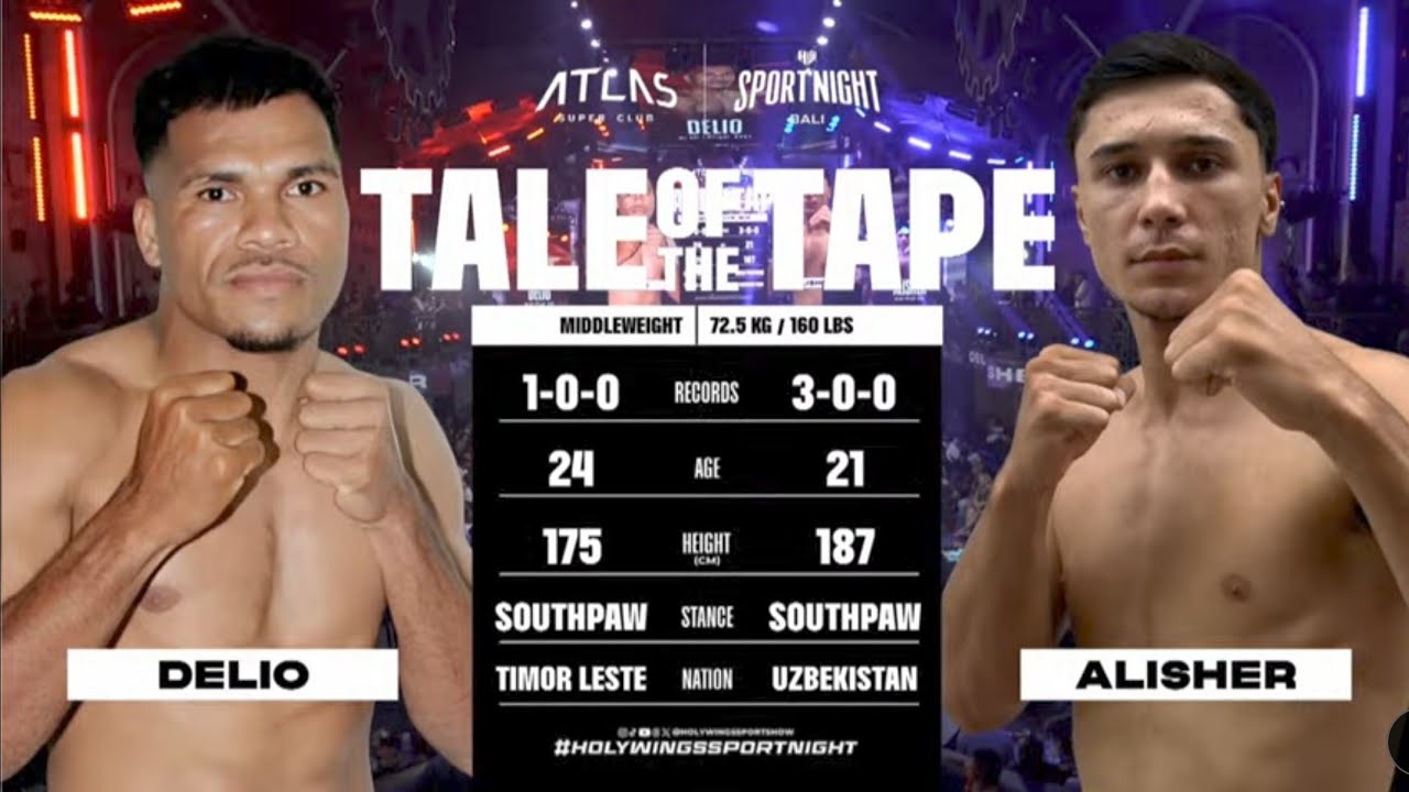 Delio Vs Alisher &bull; Full Fight Holywings Boxing Sport Night 2025