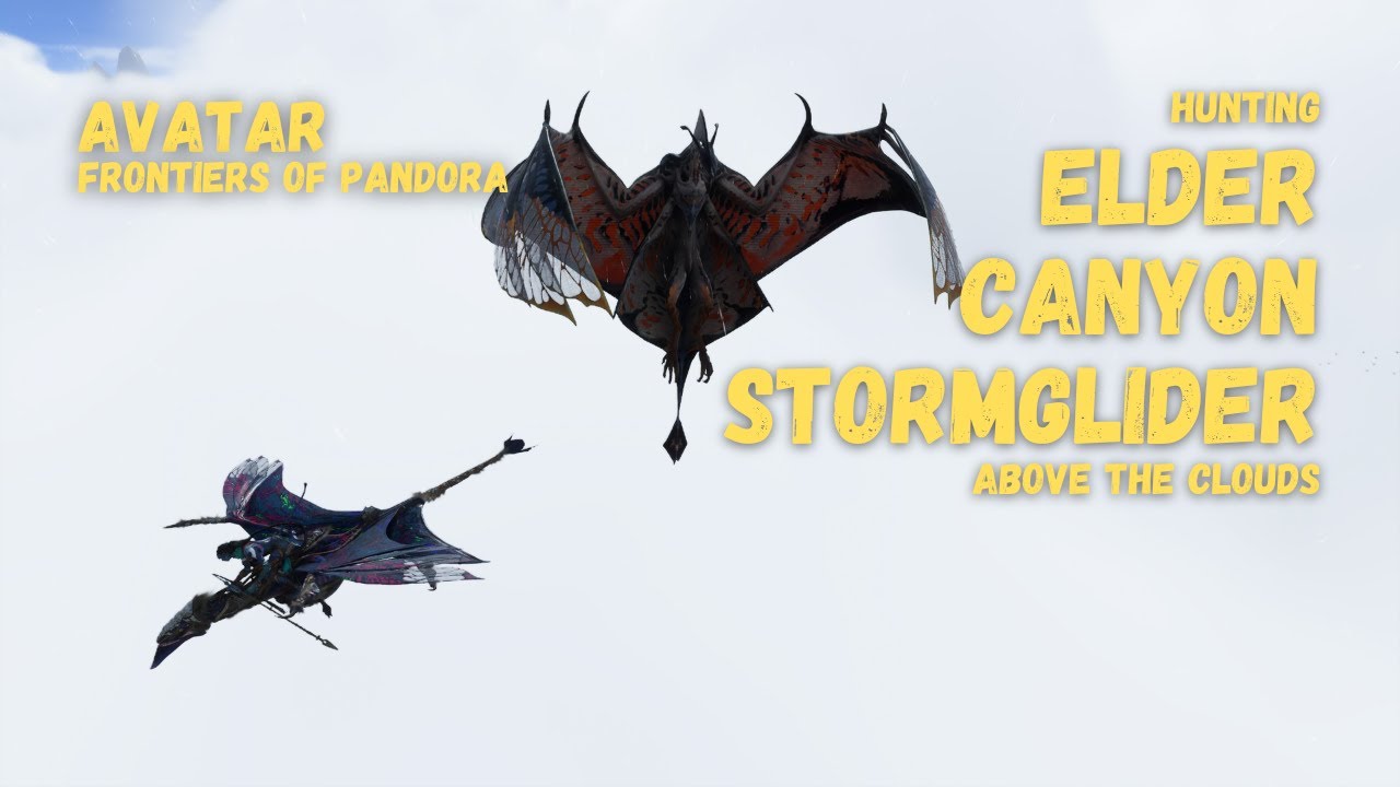 Fighting Elder Canyon Stormglider above the clouds • Avatar: Frontiers of Pandora #avatar #afop