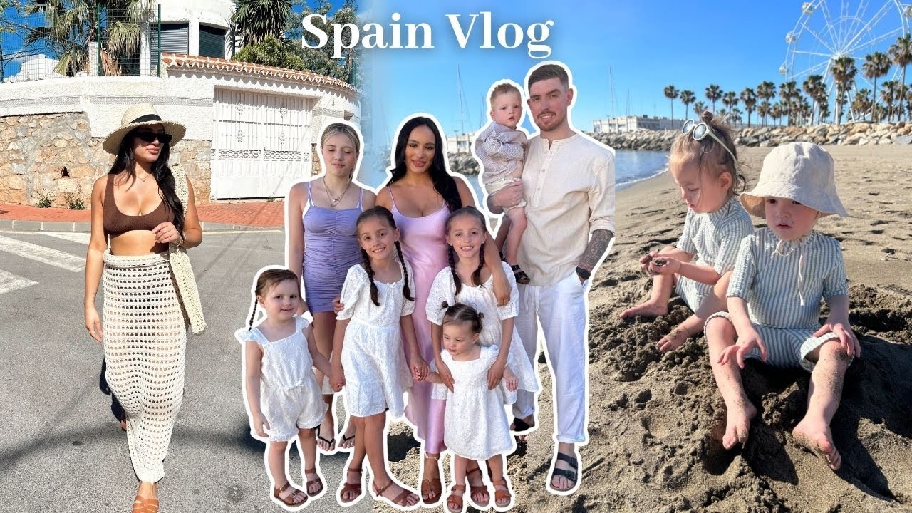 Taking Our 6 Kids To Spain! | Our Family Holiday | TRAVEL VLOG | Benalm&aacute;dena