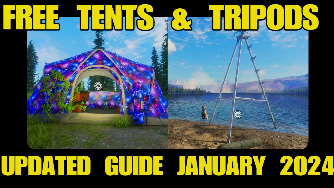 FREE TENTS & TRIPODS GLITCH 2024 STEP By STEP GUIDE The hunter COTW
