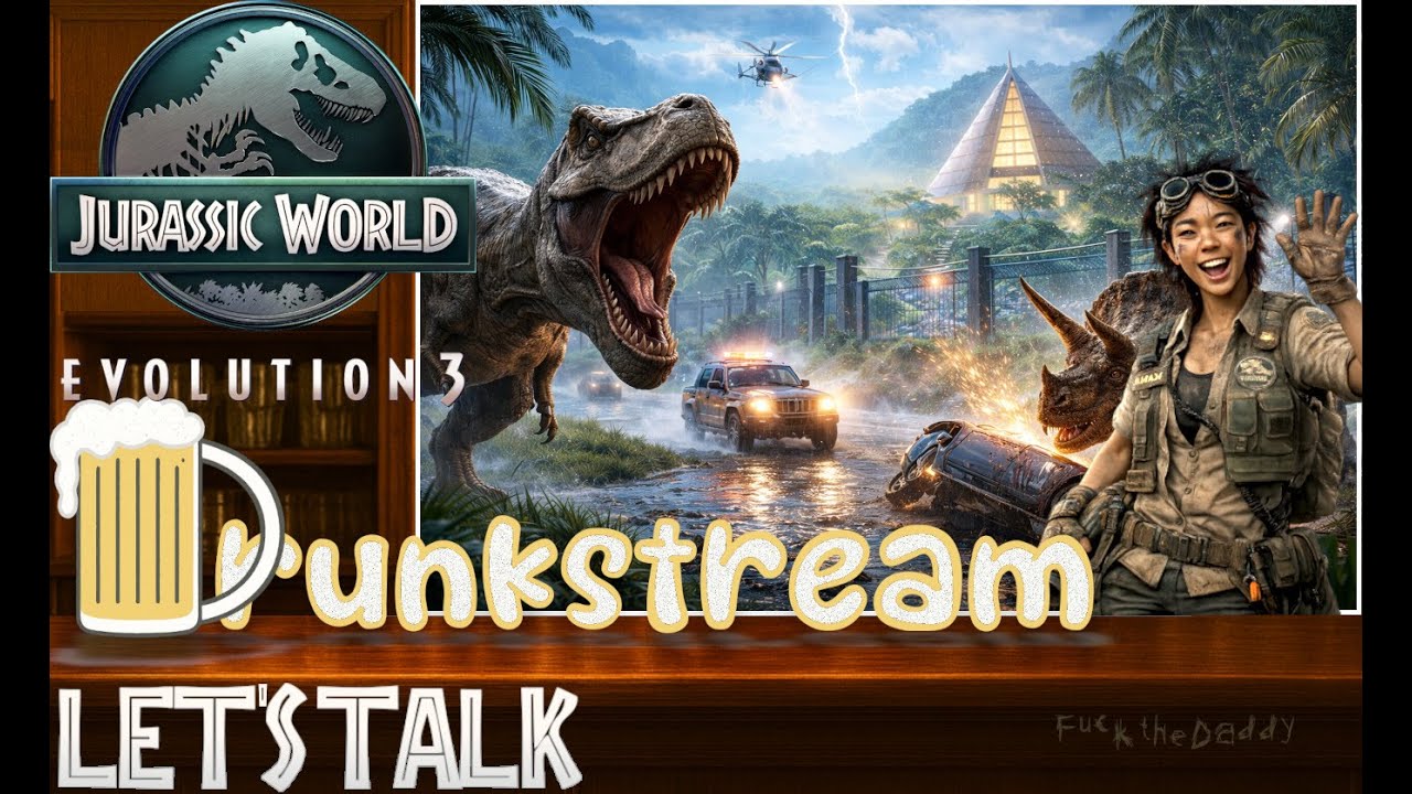 About Channel Updates and Stuffs - Jurassic World Evolution 3 | DRUNKSTREAM