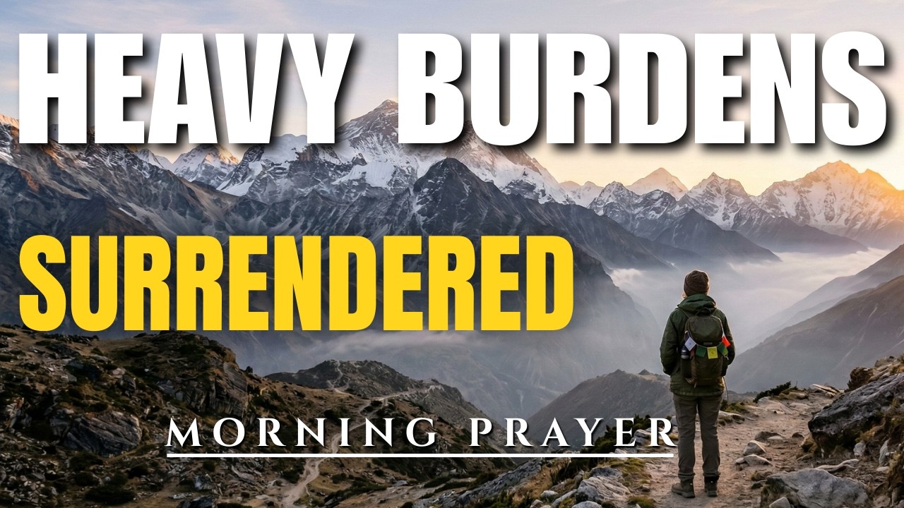 Give God Your Heaviest Burden | A Blessed Morning Prayer For Peace
