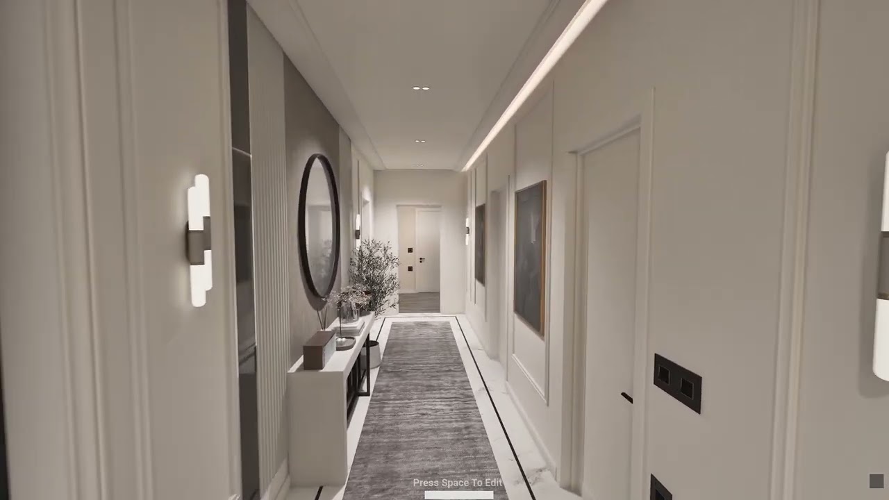 UE5 INTERIOR WALKTROUGH LAUNDRY ROOM AND BATHROOM