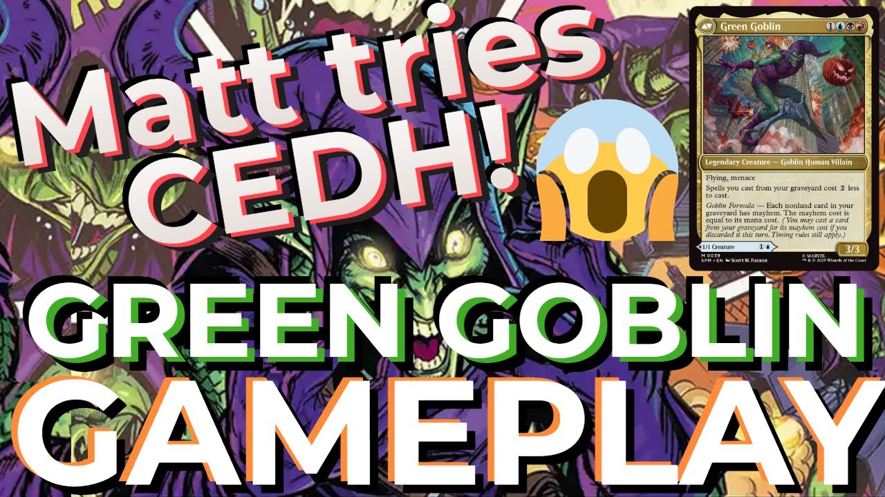 My 1st CEDH Games! Norman Osborn / Green Goblin EDH Gameplay vs Kefka, Heliod, Meren MTG Competitive