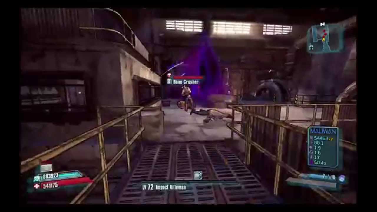 Borderlands 2: Assault Rifle Axton vs Bloodshot Stronghold