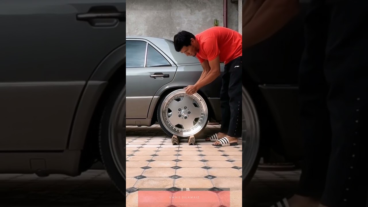 Mercedes W124 Rim Upgrade | Big vs Small Wheel Comparison | Stunning Visual Look!