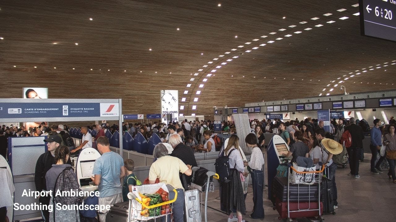 Airport Ambience Soothing Soundscape
