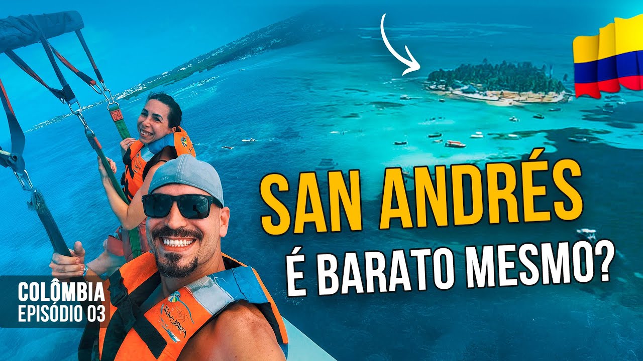 San Andrés é TUDO isso mesmo? Parasail, mergulho, mule e mais! 🇨🇴