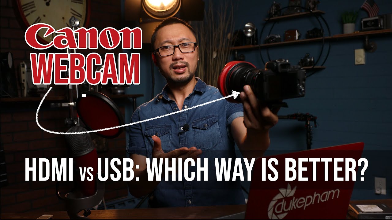 HDMI vs USB : Better way to turn your Canon camera into  a webcam?