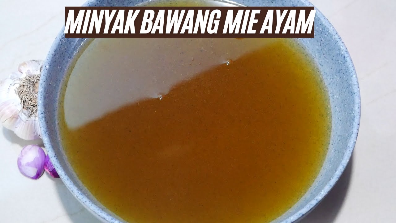 CARA MEMBUAT MINYAK BAWANG UNTUK MIE AYAM YANG BIKIN WANGI DAN GURIH !