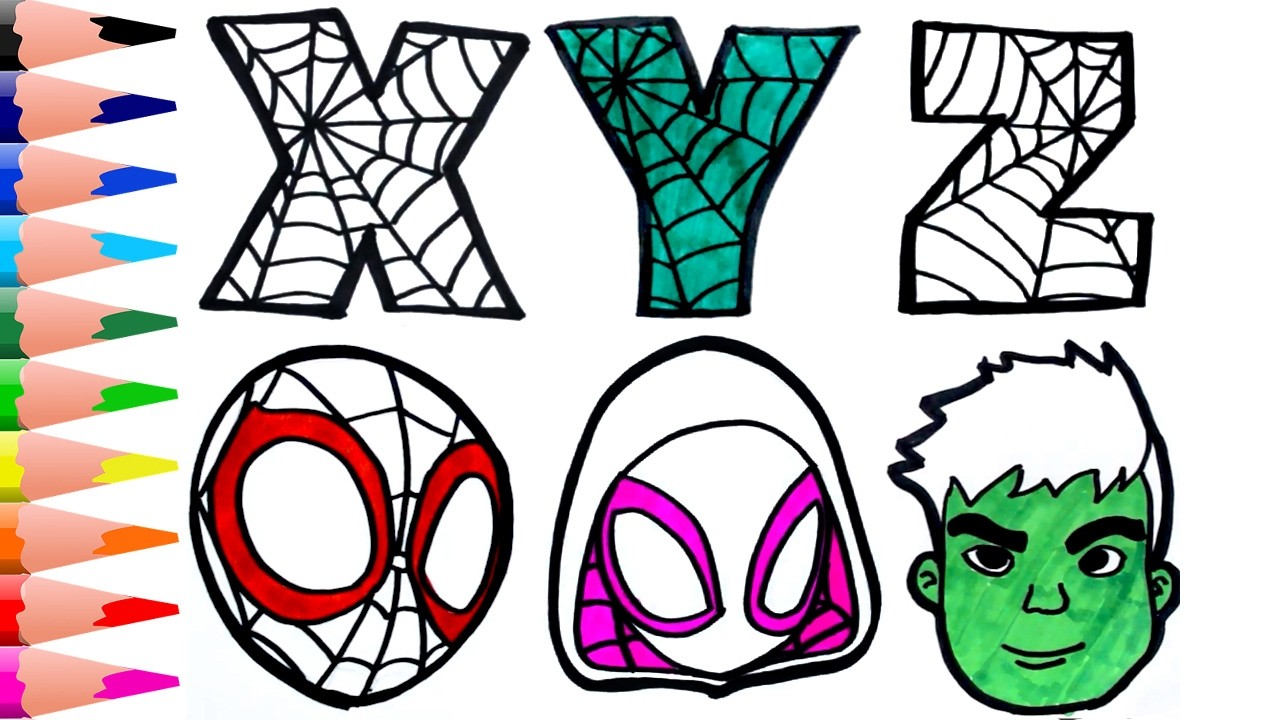 Spider-Man’s Super Alphabet | The Amazing Spider-Letters x-y-z