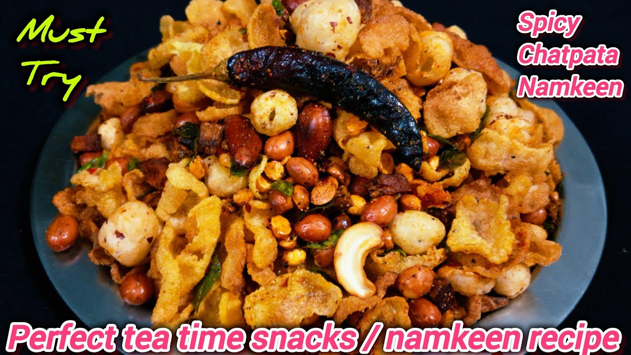 Spicy chatpata super testy easy namkeen recipe 😋 / perfect tea time snacks recipe 👌😋
