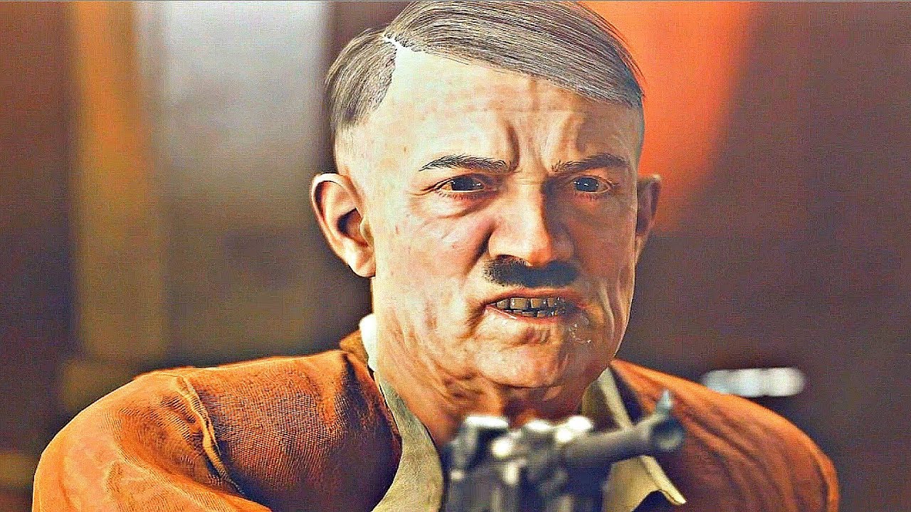 Wolfenstein 2 New Colossus &mdash; Сцена Гитлера