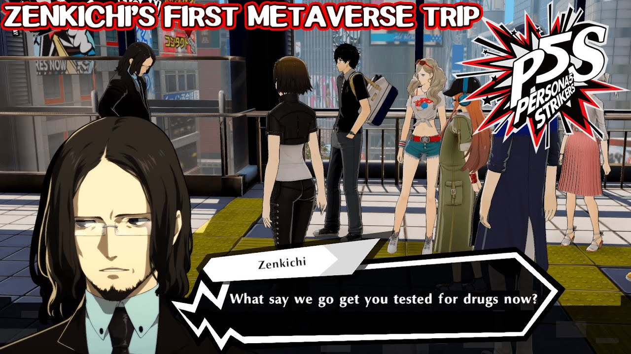 Zenkichi enters the Metaverse for the first time - Persona 5 Strikers