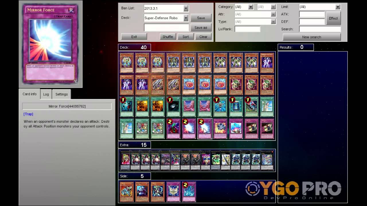 Deck Profile: Super Defense Robots