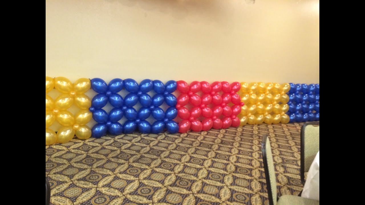 Balloon Wall - Lattice Style ~ DIY Tutorial