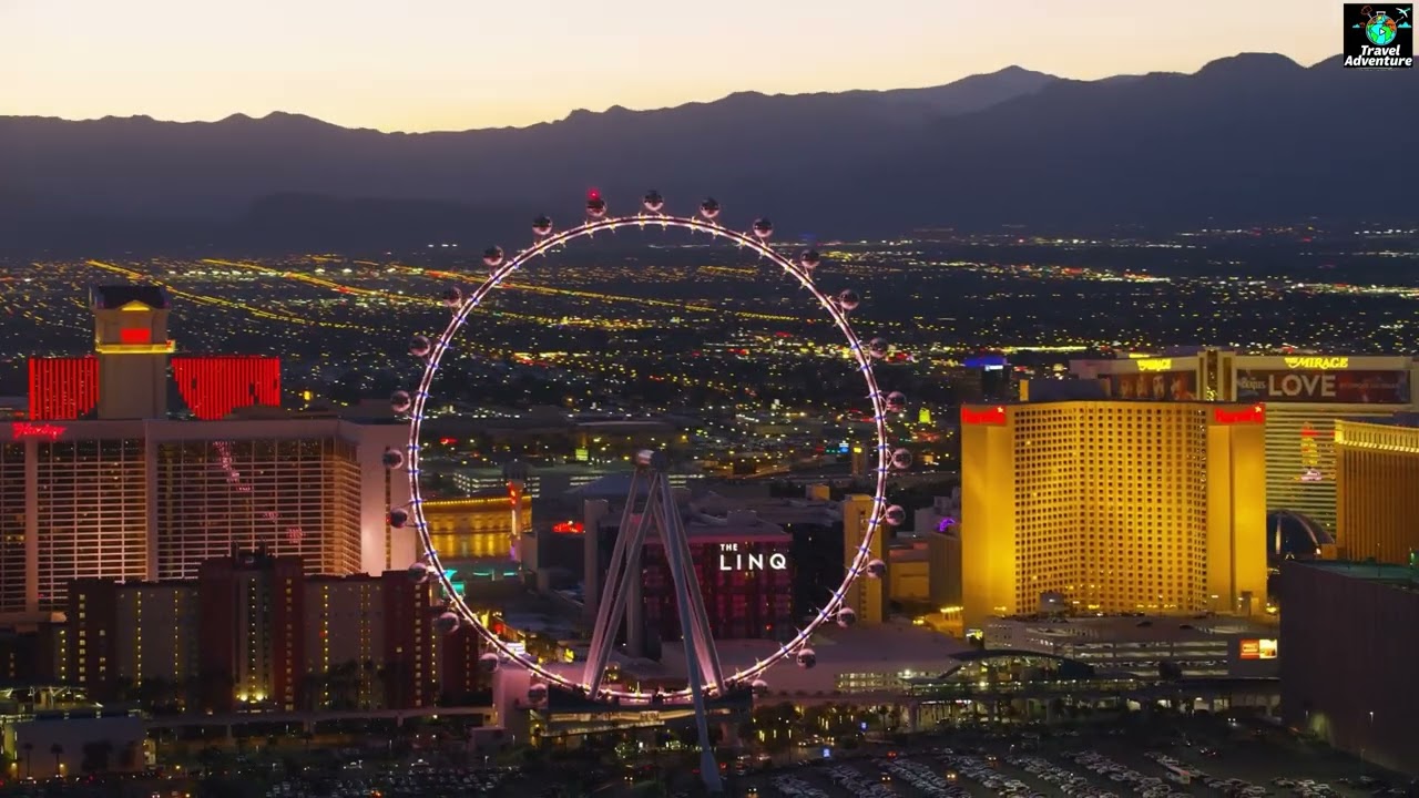 Las Vegas from Above: Stunning 4K Drone Footage of Sin City