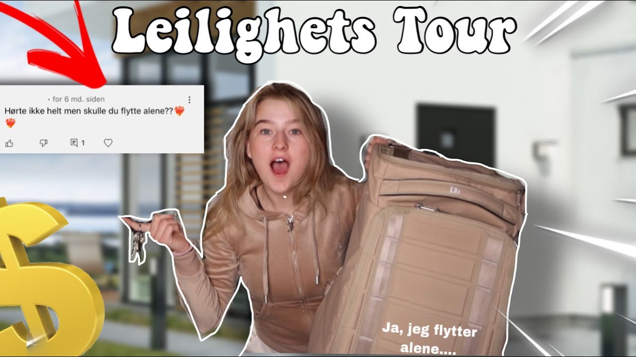 Ok.. S&aring; jeg flytter faktisk ALENE🫣🫢