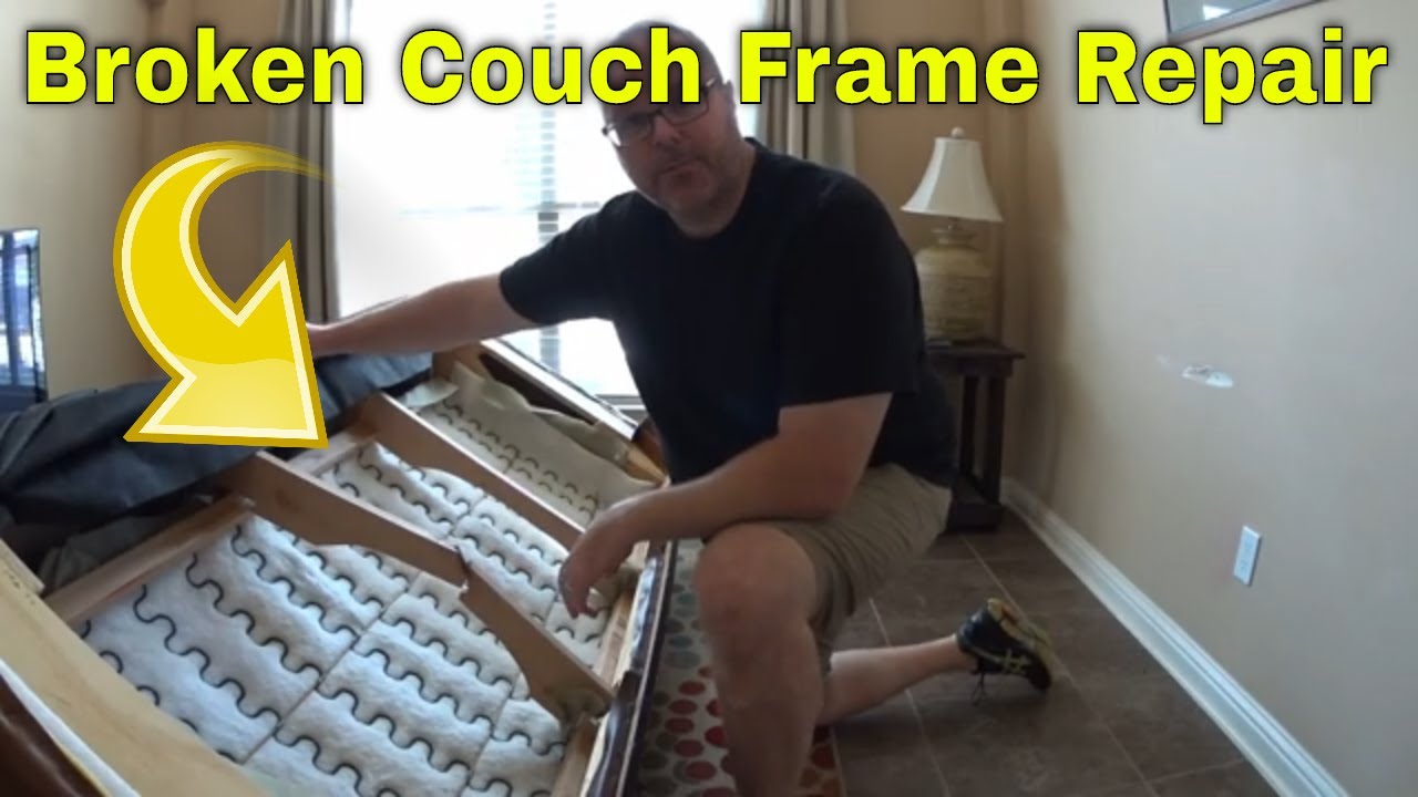 Broken Couch Frame Repaired for Under $5