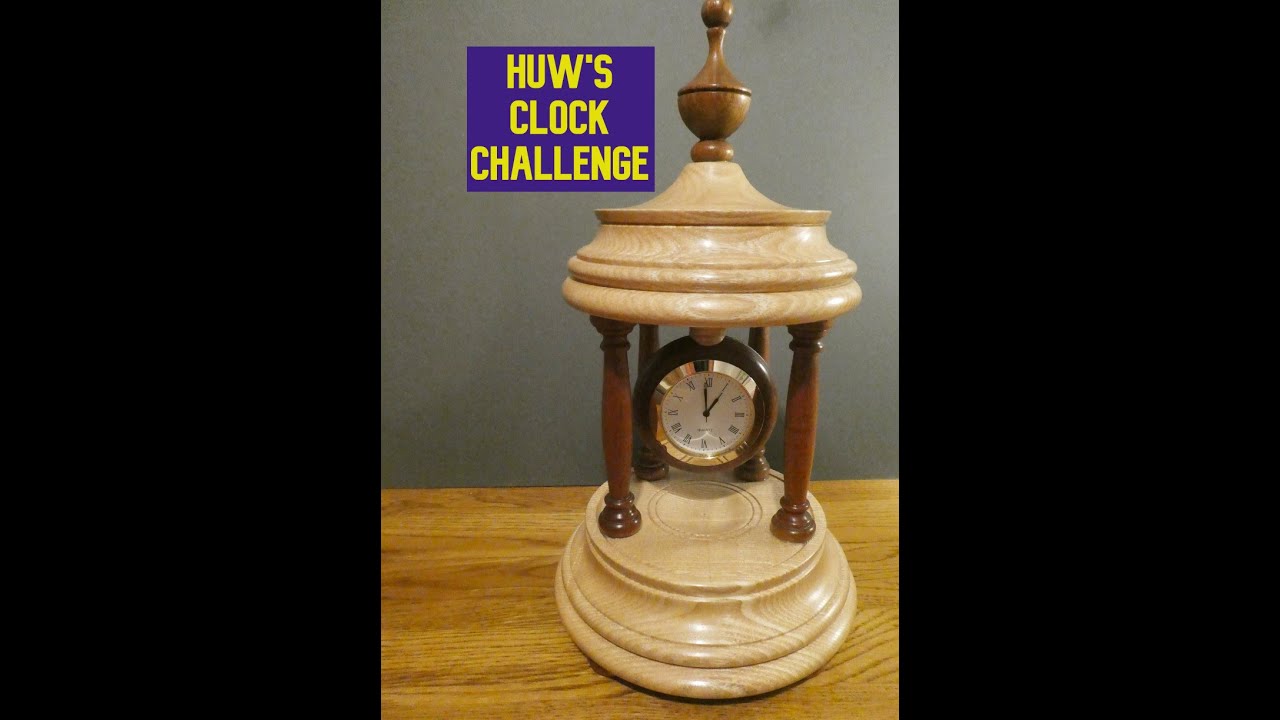 Woodturning - a Clock