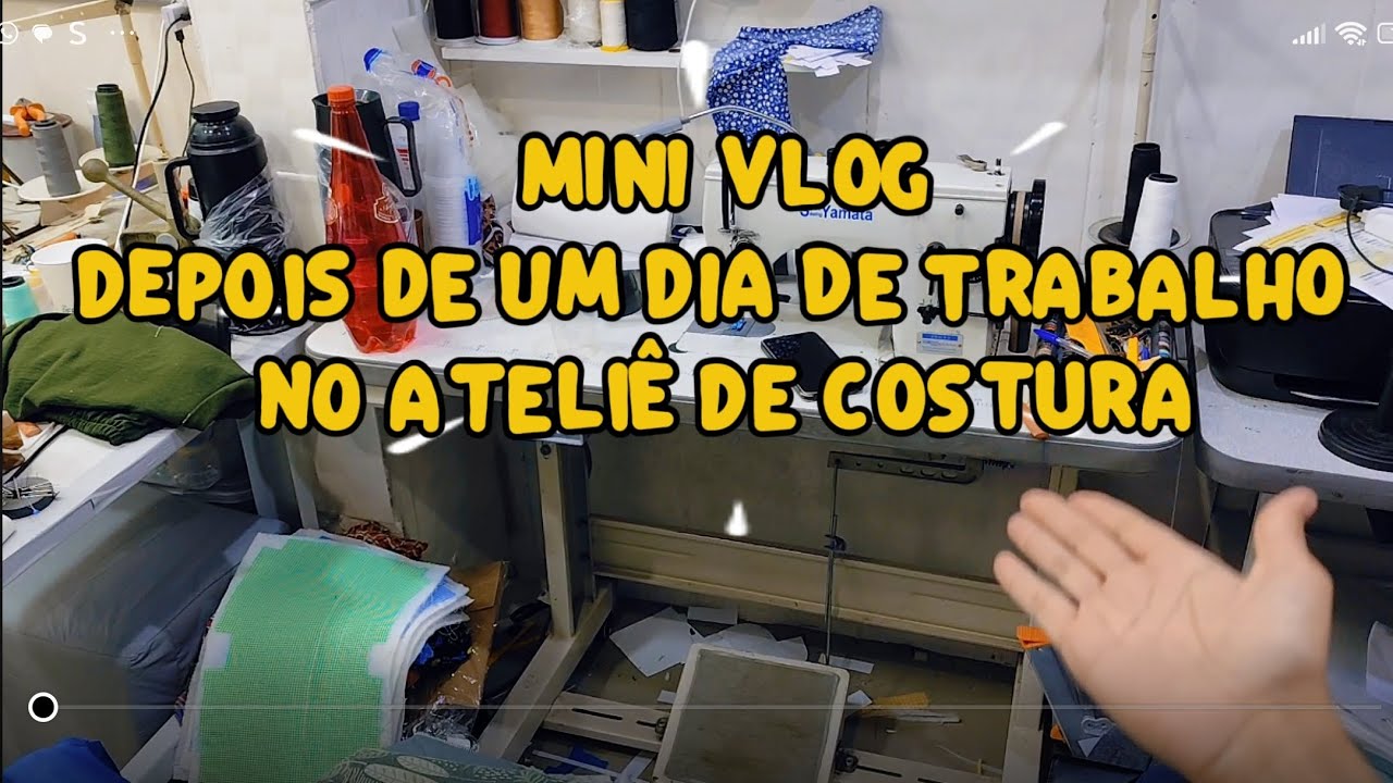trabalhando em um Ateliê de Costura  #costureira 