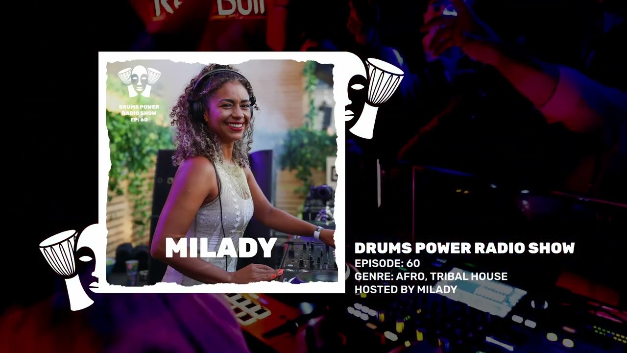 Drums Power Radio Show - Episode 060 (Afro, tribal house: Francis Mercier, Roland Clark, Hugel)
