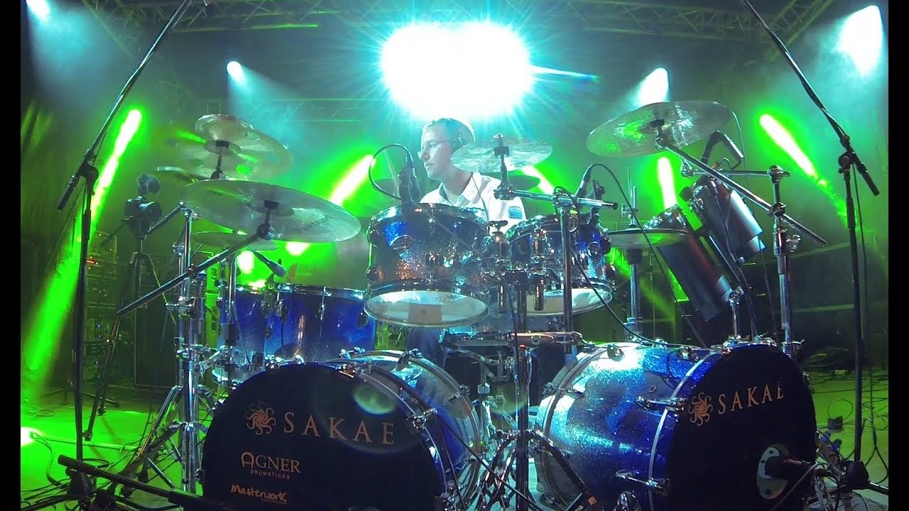Sakae Almighty Maple Drums: Double Bass Drum Solo Christian Hoffe Krach am Bach 2017 (Camera Sound)