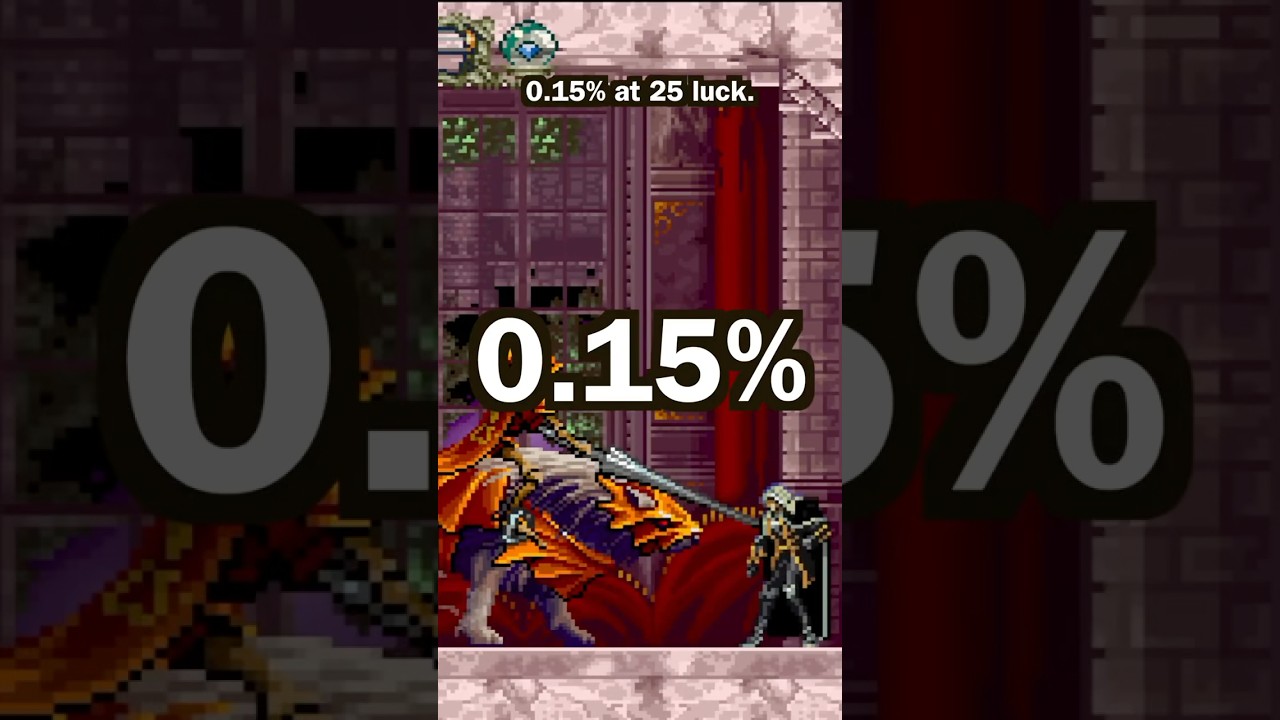 Самые редкие предметы в Симфонии Ночи #symphonyofthenight #castlevania #rare #gaming