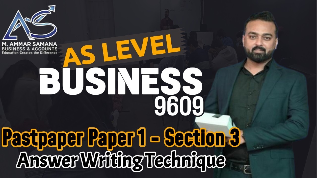 Business AS LEVEL – Class 56 – Marketing Section Topical Pastpaper - Paper 1 answer writing 12 marks