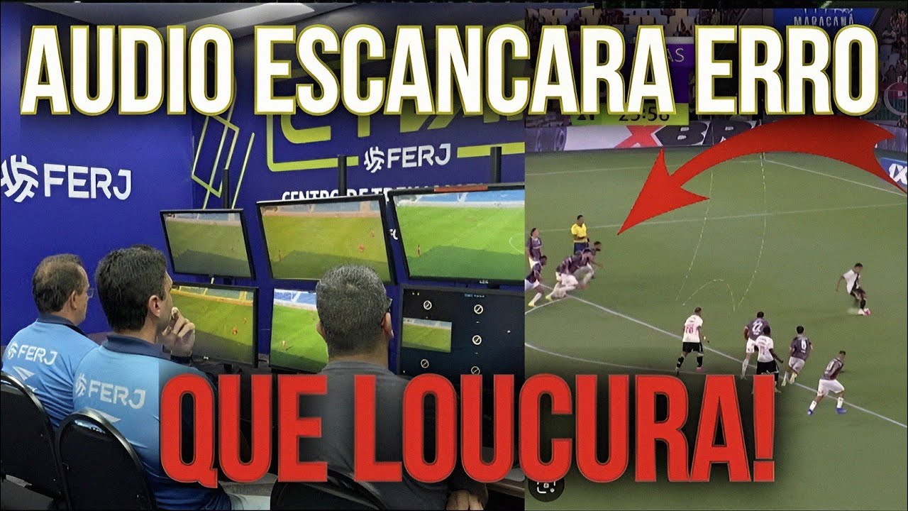 🚨ABSURDO! FERJ LIBERA ÁUDIO E CAUSA REVOLTA O QUE FALARAM NA SALA/RENATO GAÚCHO PERTO DO VASCO