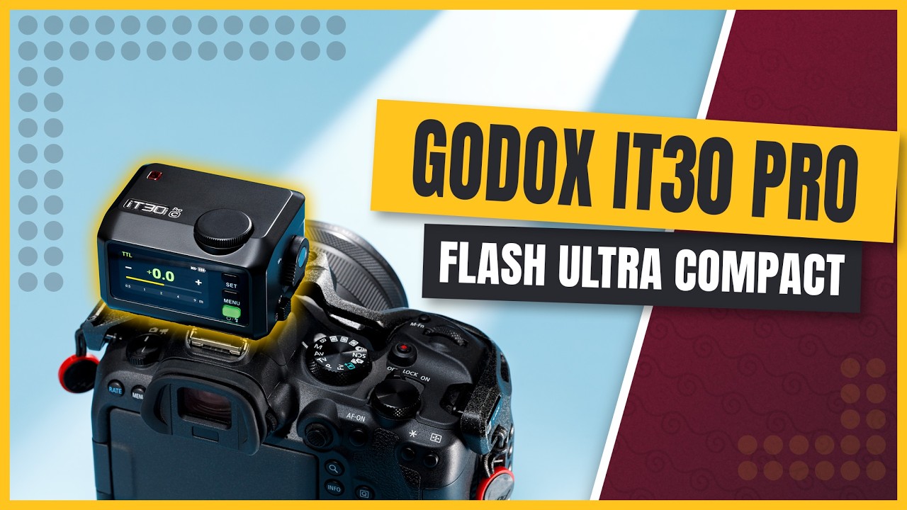 Godox IT30 Pro - le mini flash compact pour appareil photo