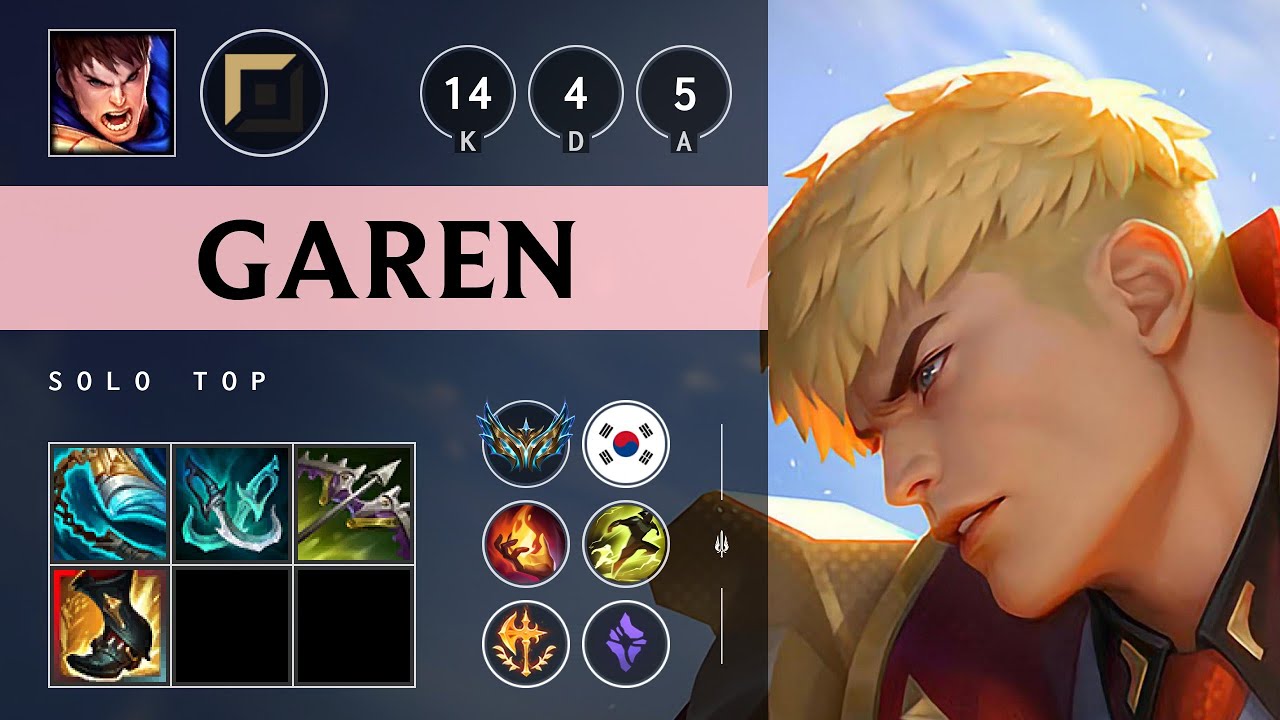 Garen Top vs Gangplank: Triple Kill, Legendary - KR Challenger Patch 25.S1.2