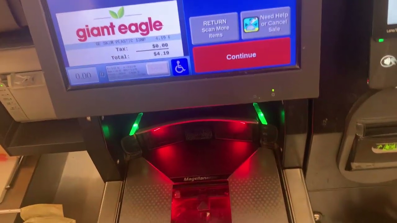 Giant Eagle self checkout