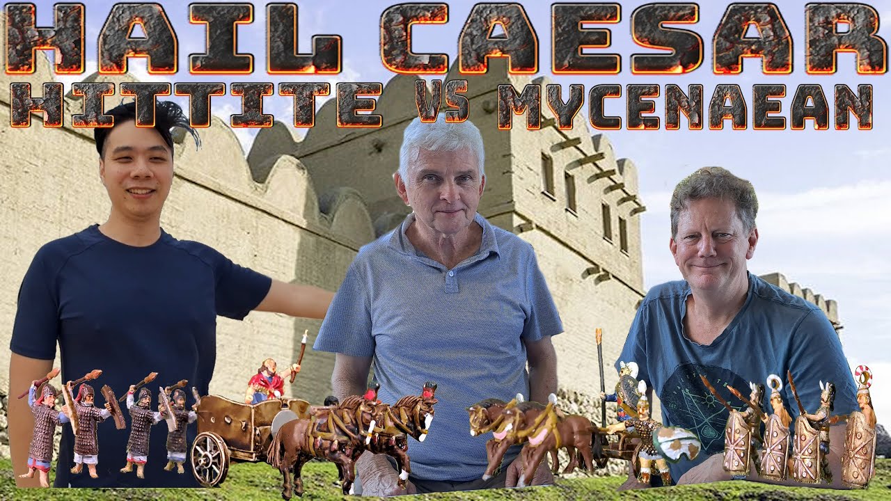[1/72 Scale] Hail Caesar Battle Report - Hittites vs Mycenaean Greeks - Bronze Age - Warlord Games