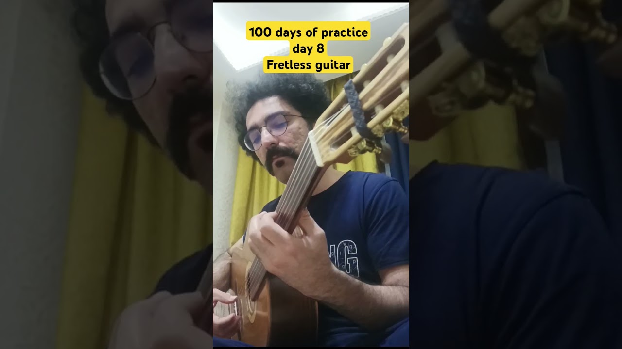 Using the dorian mod and H&uuml;seyni maqam #fretlessguitar #fretless #perdesizgitar #100daysofpractice