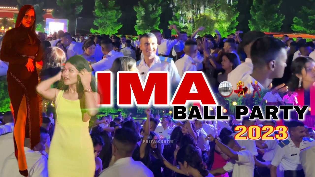 IMA ball party 2023 🪩| army officer ball party 💃🕺| Indian military academy | IMA ball party #army