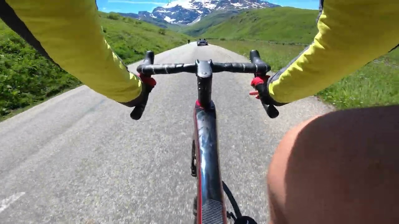 Full descente Col de l'Iseran vers Bonneval sur Arc