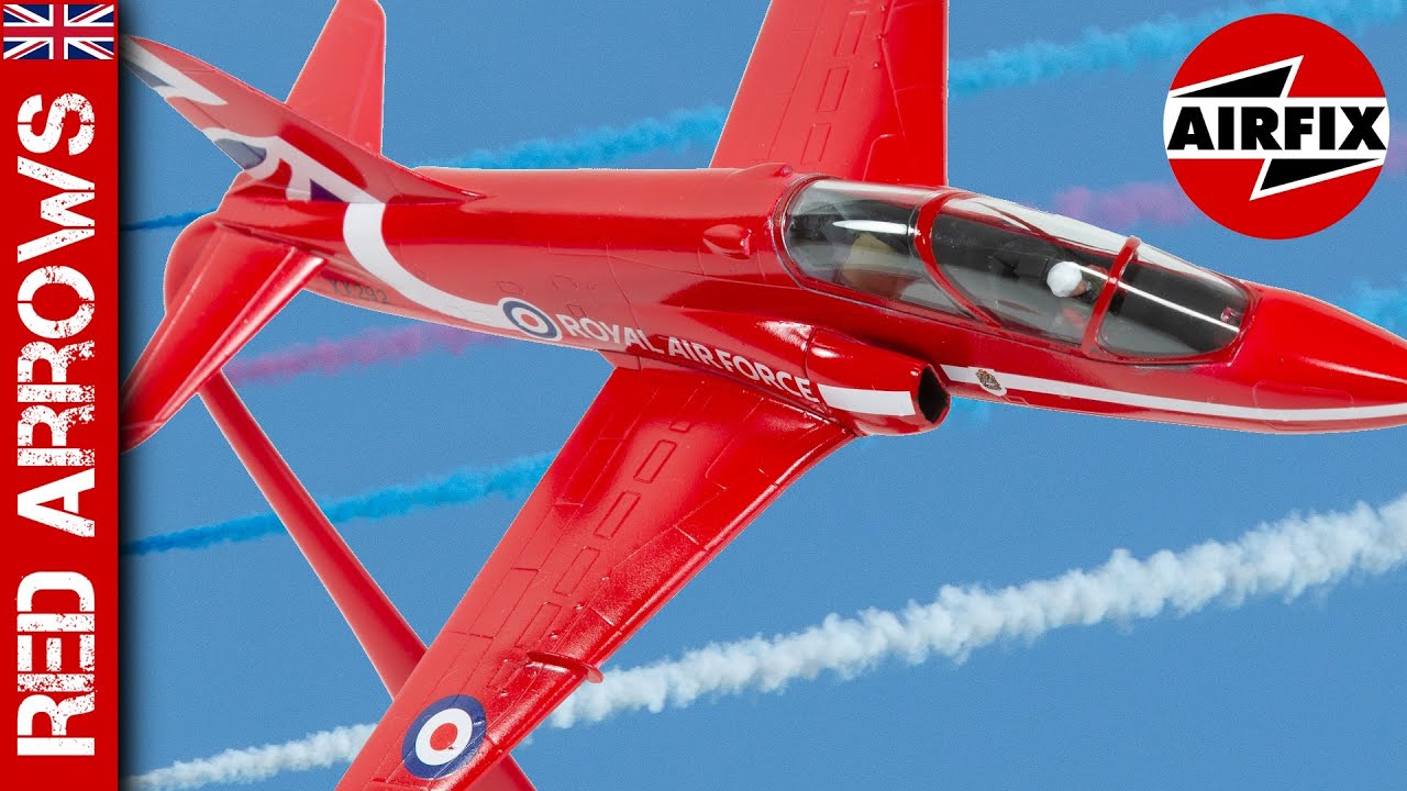 Red Arrows (Airfix Starter Set vs 2008 Tooling (1/72 scale models)