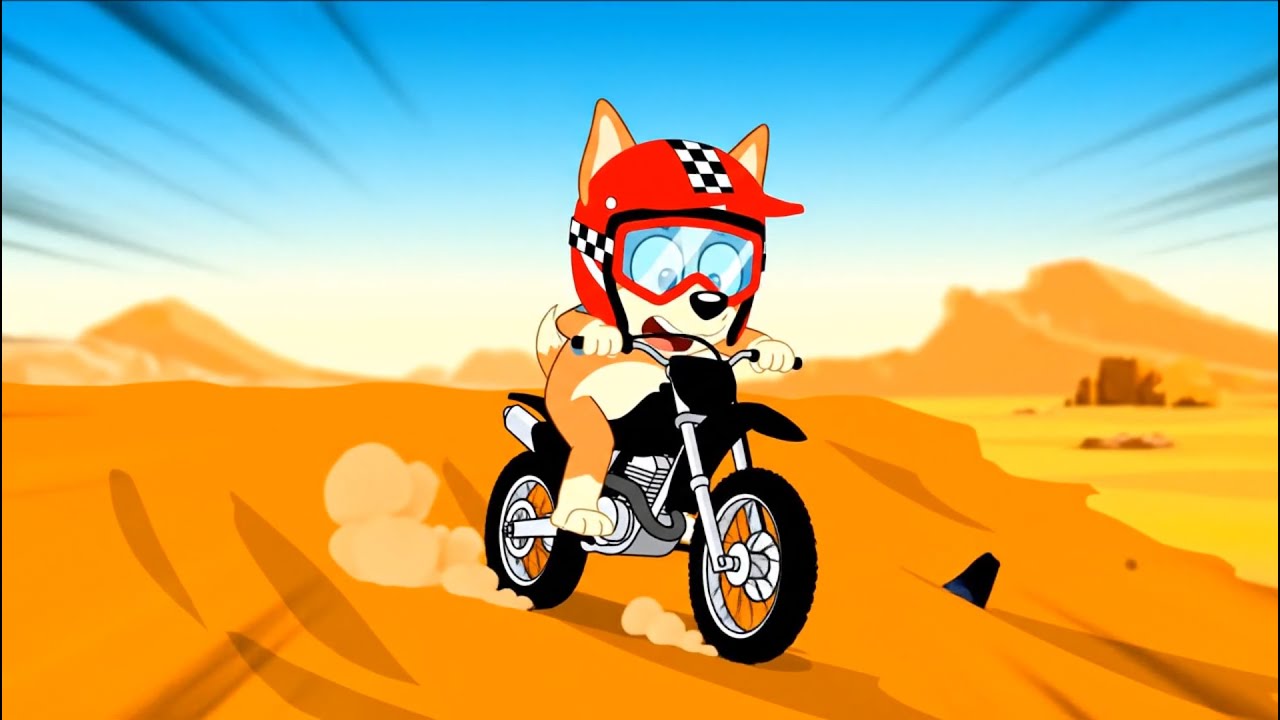 Motorbike Zoom! 🎵🏍️ Bluey Songs
