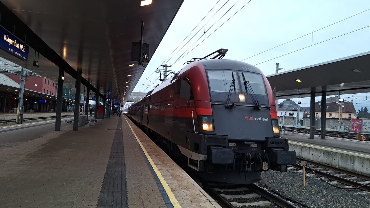 Ausfahrt 1116.155 als RJX531 nach Villach Hbf. Aus Klagenfurt Hbf.