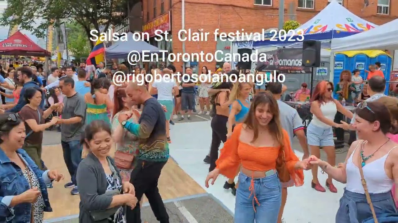 Salsa on St. Clair festival 2023 En Toronto Canada