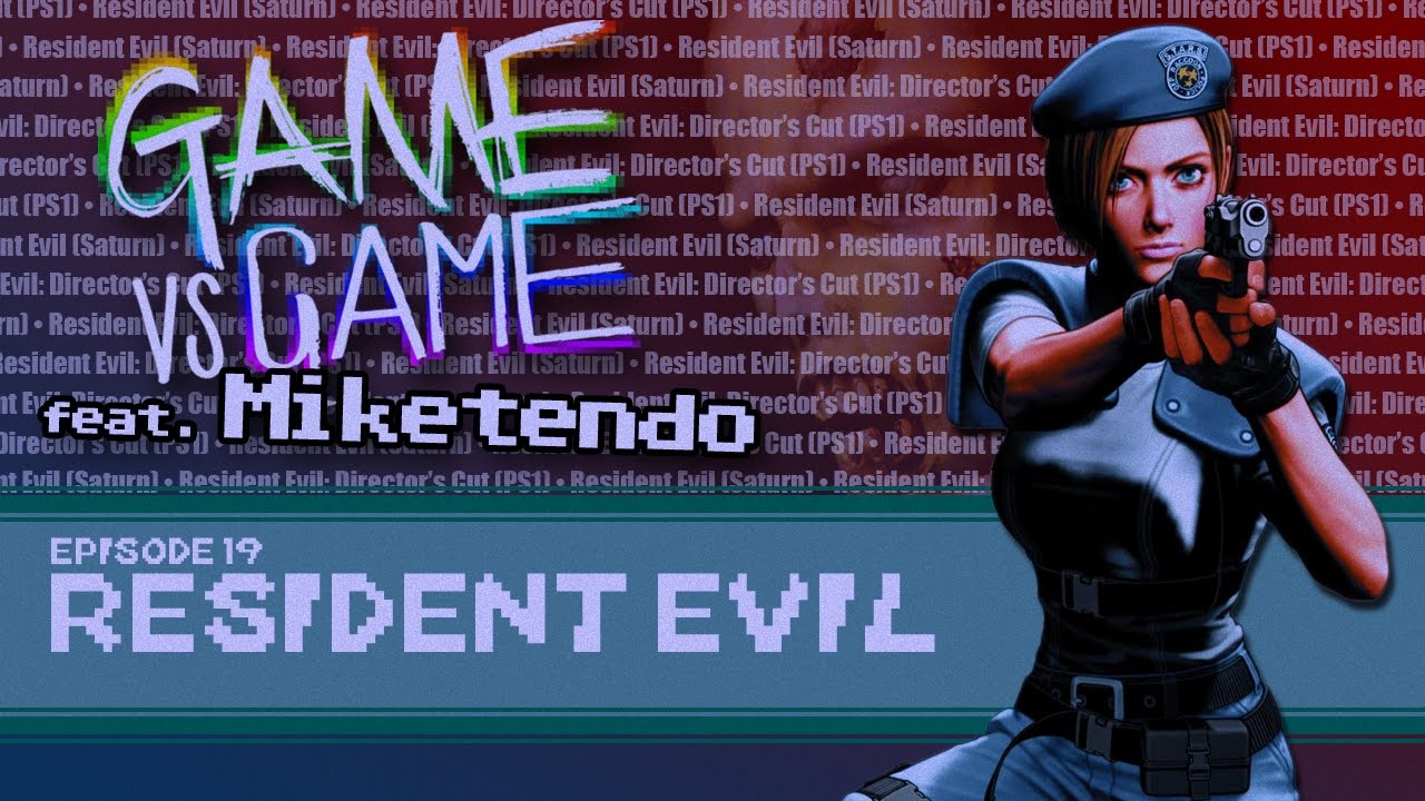 Resident Evil - PS1 vs Saturn - Game vs Game feat. Miketendo