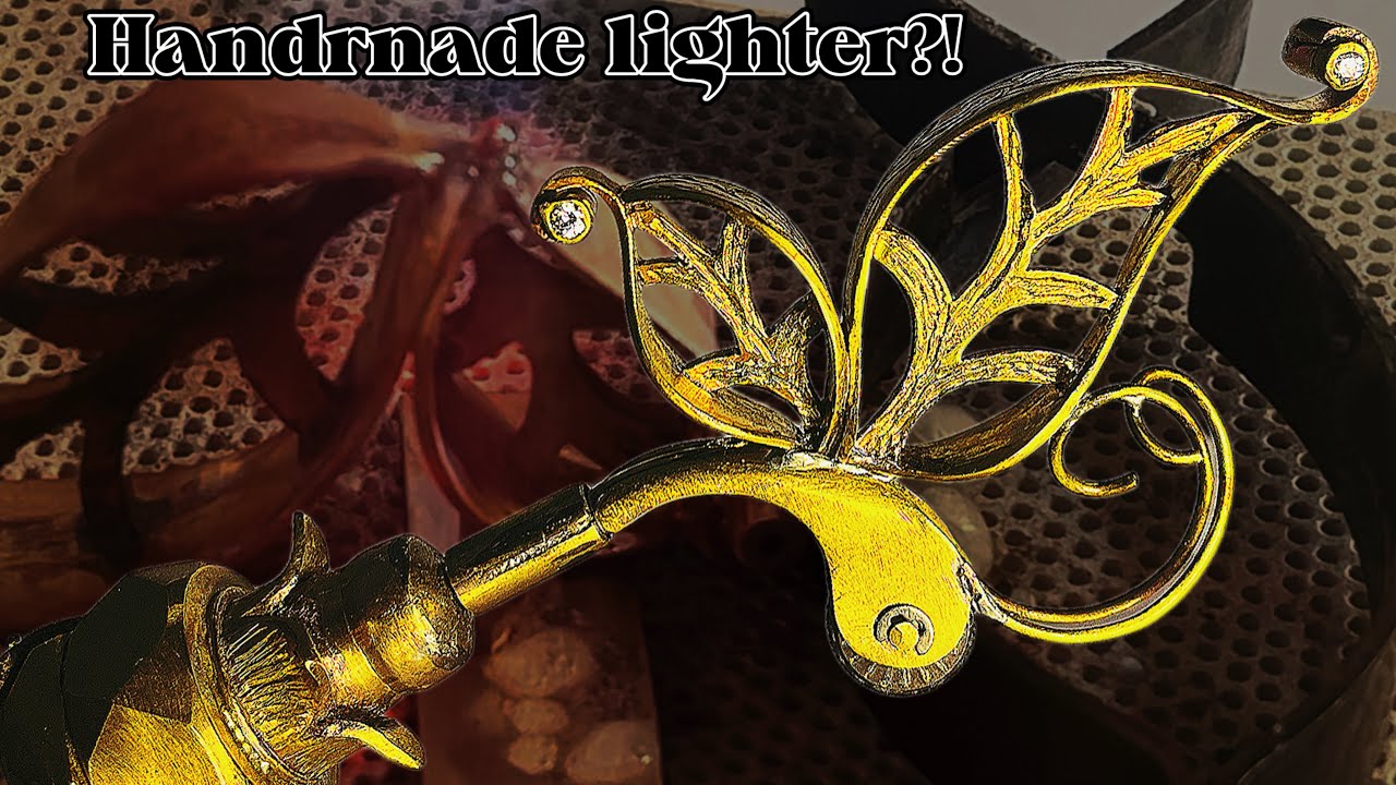 Restoring a Broken Butterfly Lighter into a Luxury Masterpiece