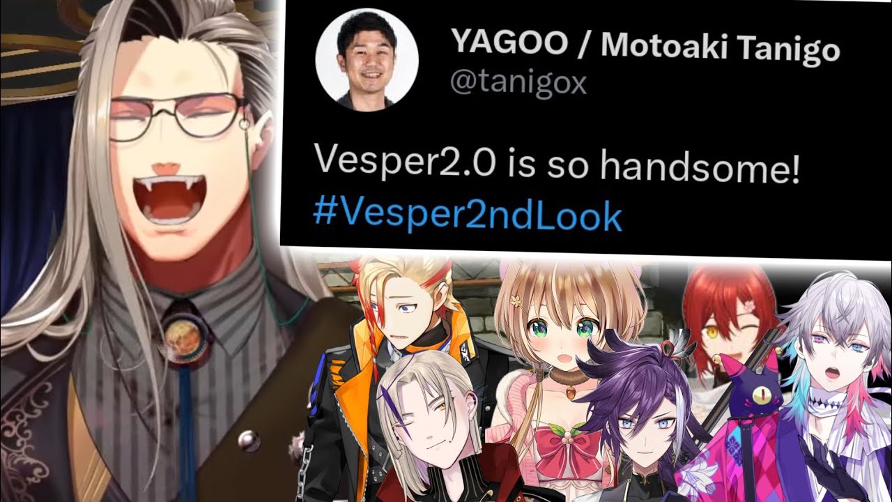 Everyone reactions to Grandpa Vesper 2.0 Design