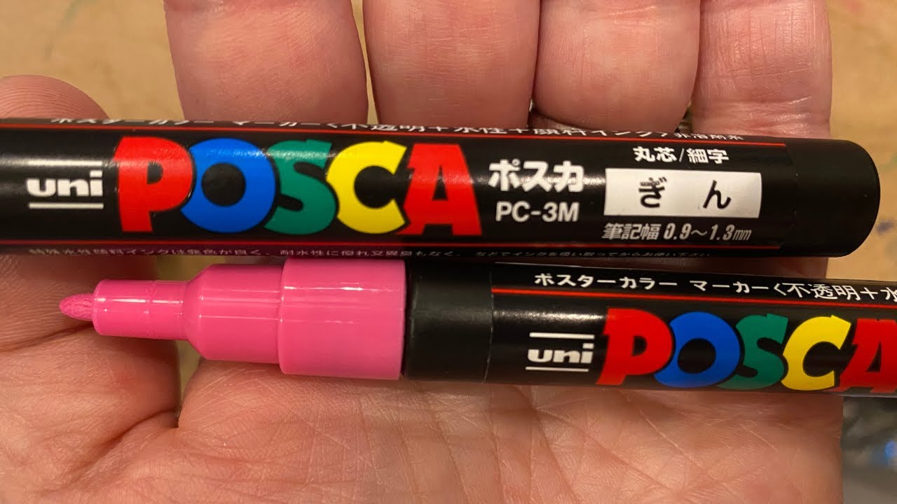 EASY Posca Paint Pens PRO TIP for Mind-Blowing MIXED MEDIA PORTRAITS