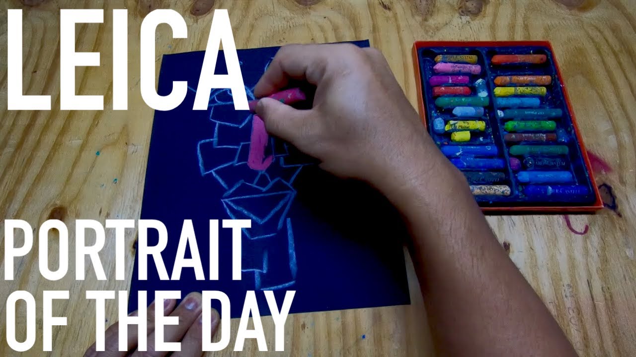 #15 LEICA / Portrait of the Day / Art Therapy / Relaxing Art / Fast and Easy Art