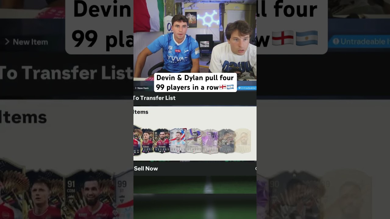 Devin & Dylan pull four 99 players in a row🏴󠁧󠁢󠁥󠁮󠁧󠁿🇦🇷